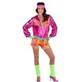 80s Woman Tracky Costume – Neon Jacket & Shorts