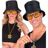 rapper style glasses yellow lenses accessory