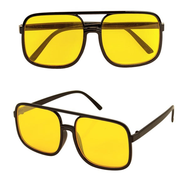 90s hip hop glasses yellow lenses costume