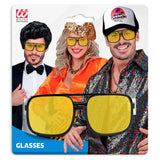 retro yellow lens sunglasses 90s costume