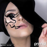 Black Costume Primal Contact Lenses 15.2 mm Mini Scleral