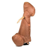 Inflatable Black Willy Adult Costume