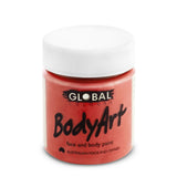Brilliant red face and body paint 45ml tub.