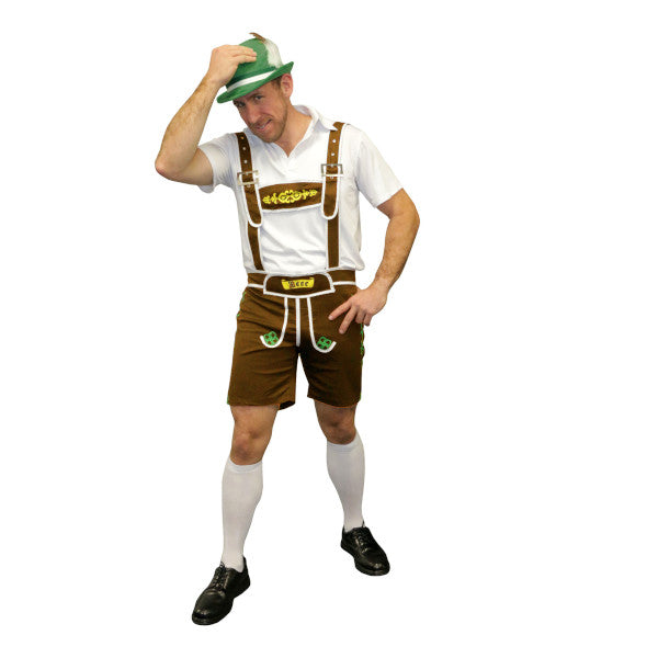 Oktoberfest Beer Man Costume-Brown-Sweidas