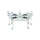 Masquerade Adhesive Face Jewels in Clear - Leg Avenue