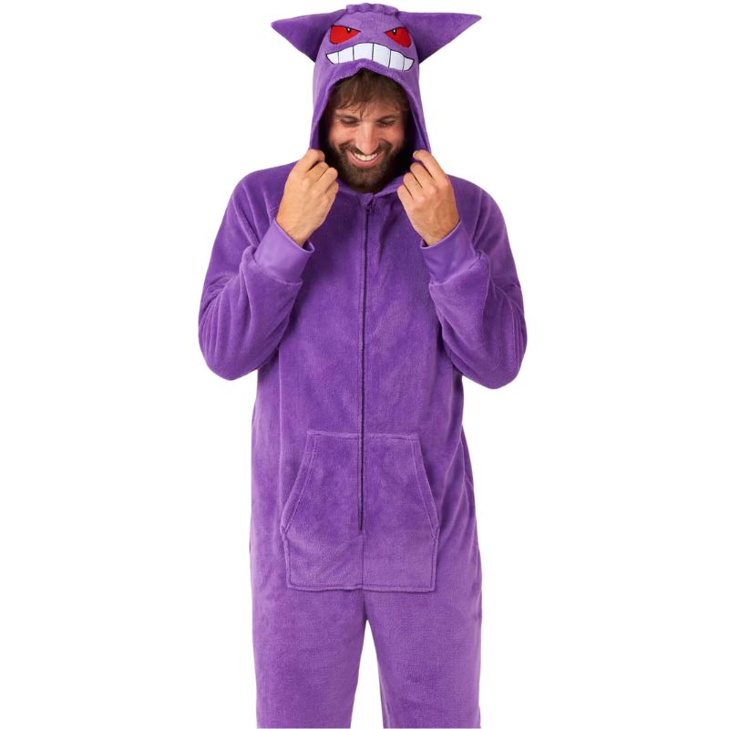 Costume Pigiama Pokemon Adulto Gengar Onesie – Cracker Jack