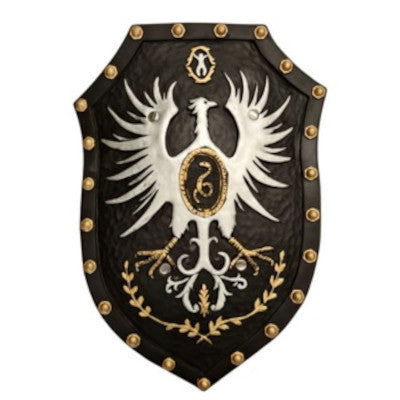 Knight Shield 50cm Leather Look