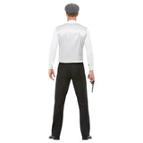 Peaky Blinders Shelby Men's Instant Kit - Grey, includes vest and cap.