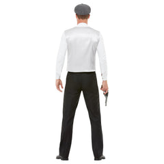 eaky Blinders Shelby Men's Instant Kit - Grey, includes vest and cap.