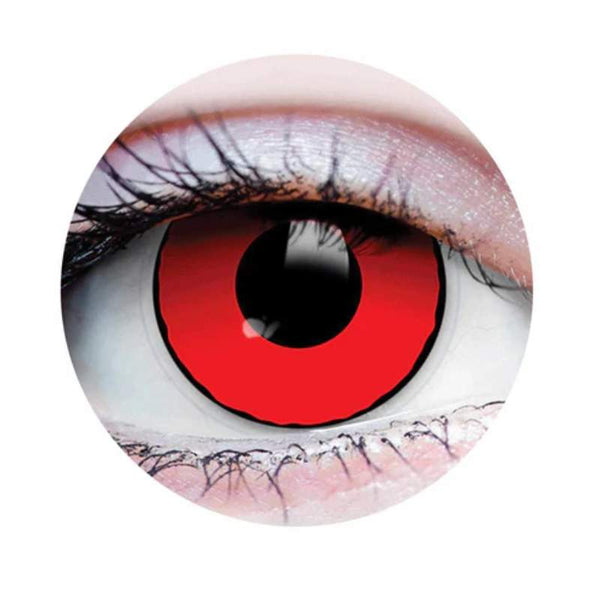 Primal Contact Lenses - Blood Eyes - Red with Black Rim