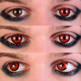 Primal Contact Lenses - Blood Eyes - Red with Black Rim