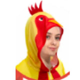 Chicken costume with hood party costume