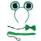 frog costume kit with headband bow tie and tail