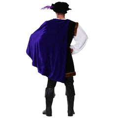 Noble Lord Costume – Hire medieval aristocrat coat with period detailing for costume hire in Brisbane
