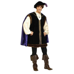 Noble Lord Costume – Hire medieval aristocrat coat with period detailing for costume hire in Brisbane