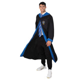 Adult Ravenclaw Classic Robe, ankle length, blue trim and logo.