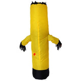 Adults Inflatable Tubeman Costume with fan at the back waist.