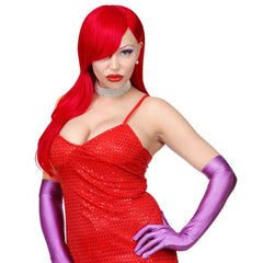 Alicia Dream Hair Wig with Long Red Hair – Front View