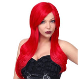 Alicia Dream Hair Long Red Wig Worn by Adult Woman