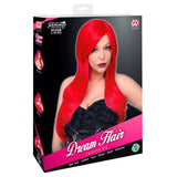 Alicia Dream Hair Long Red Wig in Widmann Packaging