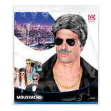 Grey Ambassador Moustache in Widmann Packaging