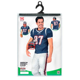 Packaging for american football player costume