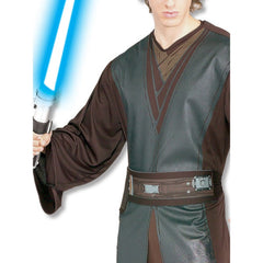 Adult Anakin Skywalker costume with tunic, belt, and boot tops