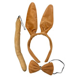 Kids kangaroo ears and tail costume set