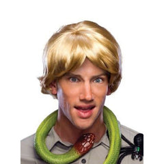 Animal Hunter Wig, blonde steve irwin style wig.