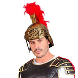 Adult gold Roman helmet gladiator dress-up accessory