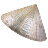 Asian conical bamboo hat costume accessory traditional rice hat