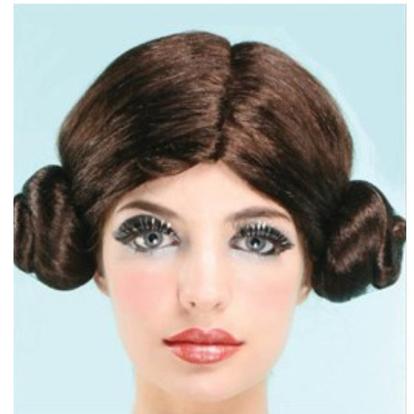 Astro Princess Wig with 2 Buns perfect for Sci Fi dress ups.