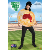 Packaging for aussie meat pie costume
