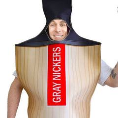 Wearable aussie cricket bat adult costume for novelty sports outfits