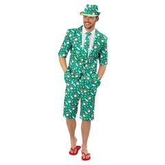 Australian Christmas Stand Out Suit in green