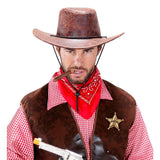 Gold sheriff badge accessory for cowboy and wild west costumes