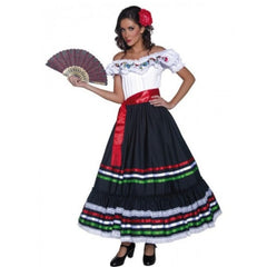 Authentic Western Sexy Senorita costume dress