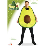 Avocado Half Costume – Adult Foam Tunic with 3D Seed