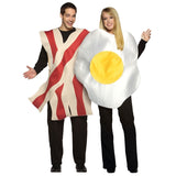 Bacon & Eggs Couples Costume, foam front adult size.