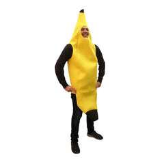 Adult banana costume with realistic detail – funny foam tunic by Dr Toms