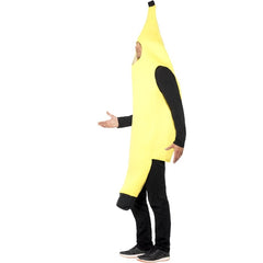 Adult Banana Costume foam tunic with face hole – Smiffys
