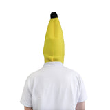 Back view of banana hat