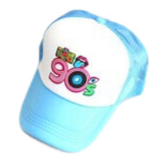 Baseball Cap 90's - Blue with 90's print on the front.