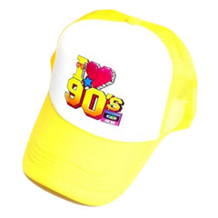 Baseball Cap 90's - Blue with 90's print on the front.