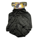 Packaging image of the Adult Batman Cape and Mask Set, showing the cape and molded half mask with bat ears.