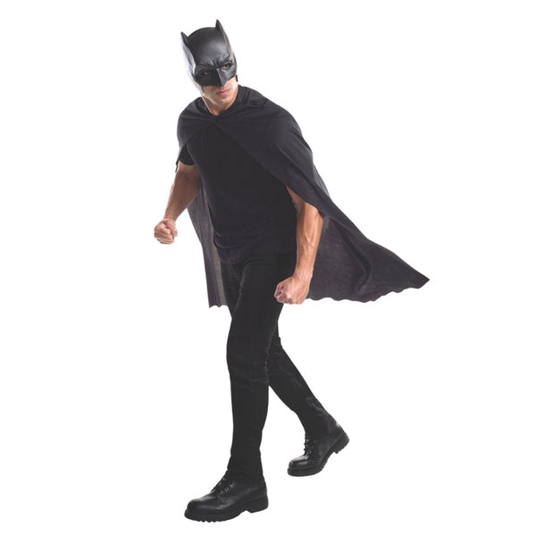 Adult Batman cape and mask set