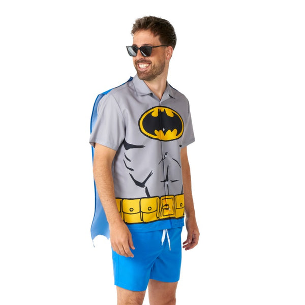 Batman swim suit combo by Suitmeister with shirt and matching shorts