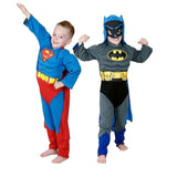  batman to superman reversible costume child, 2 in one costume.