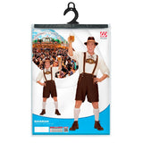 Packaging for the Bavarian man costume