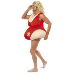 Licensed Baywatch novelty swimsuit costume for adults